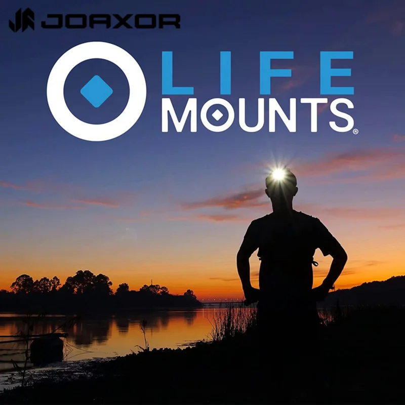 JOAXOR Casco Táctico LED Montura NVG Carga USB – Caza y Pesca - imagen 4