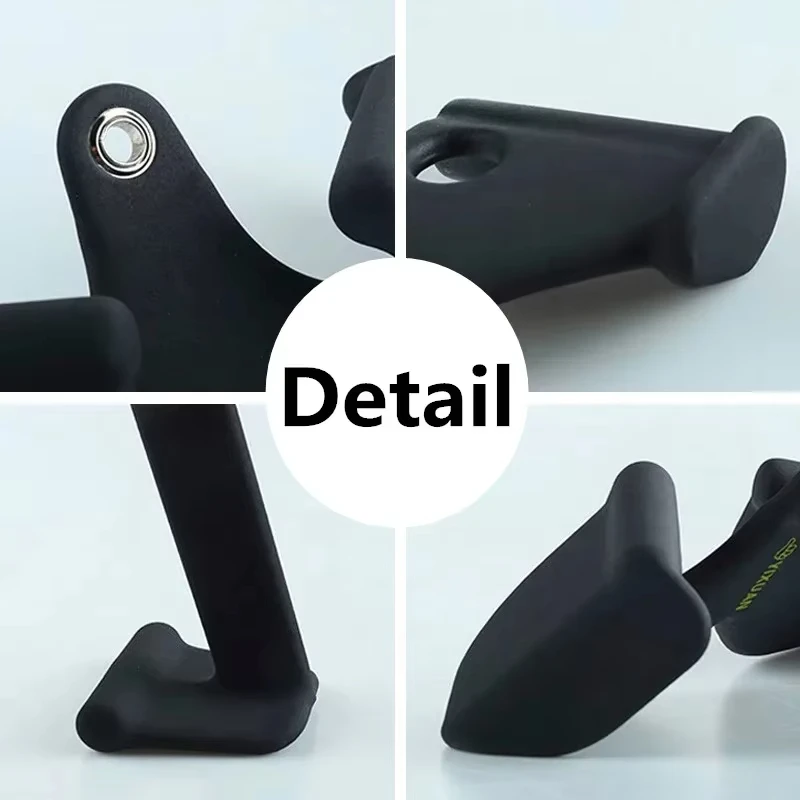 Barra de tracción Lat para Fitness, barra en T para gimnasio en casa, barra en V, bíceps, entrenamiento de tríceps, mango de máquina de remo, entrenador muscular, mango de Fitness para mujer - imagen 5