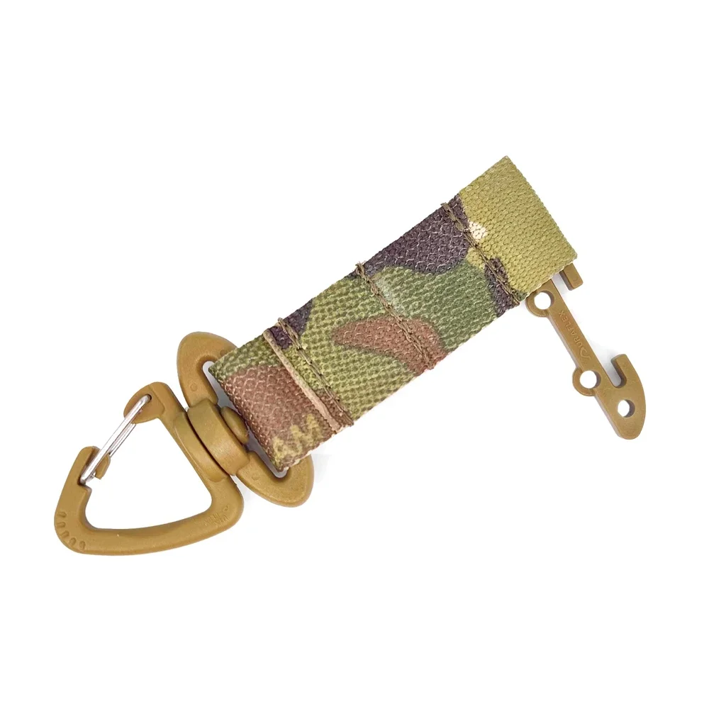 Faja para exteriores, cinturón, chaleco de caza, accesorios, gancho táctico para choque, mosquetón colgante, Clip de correas ICB Molle, Metal olecrano - imagen 2