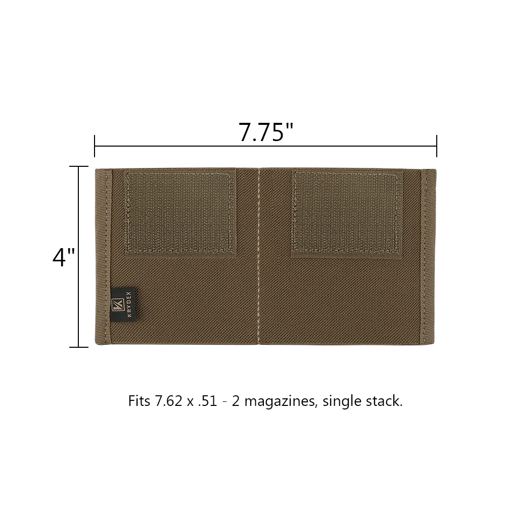KRYDEX elástico doble 7,62 bolsa de inserción de revista estilo Spiritus soporte magnético para chaleco táctico MK3 MK4 aparejo de pecho - imagen 5