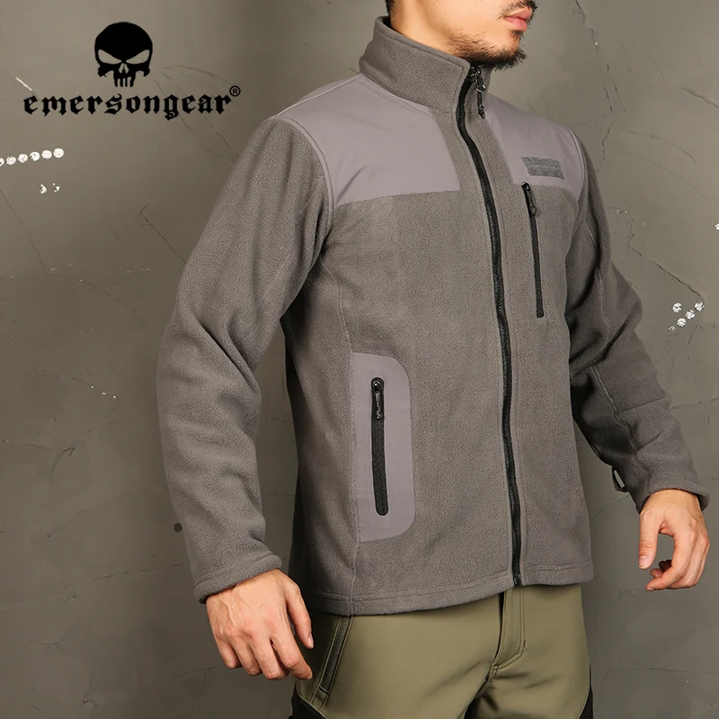 Emersongear-Chaqueta de forro polar BlueLable Tactical LT, abrigo de media capa, cálido, Airsoft, deporte al aire libre, senderismo, caza, WG, Invierno - imagen 4