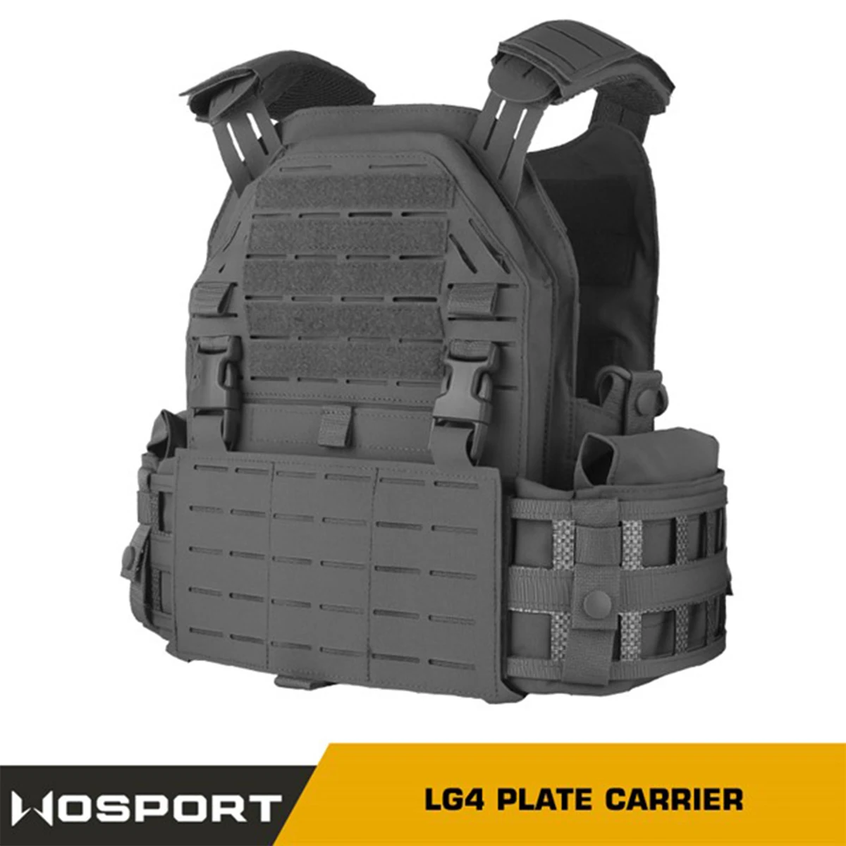 Accesorios tácticos LG4 tank top a bordo, chaleco táctico para protección de caza al aire libre, chaleco modular ajustable para combate suave - imagen 2