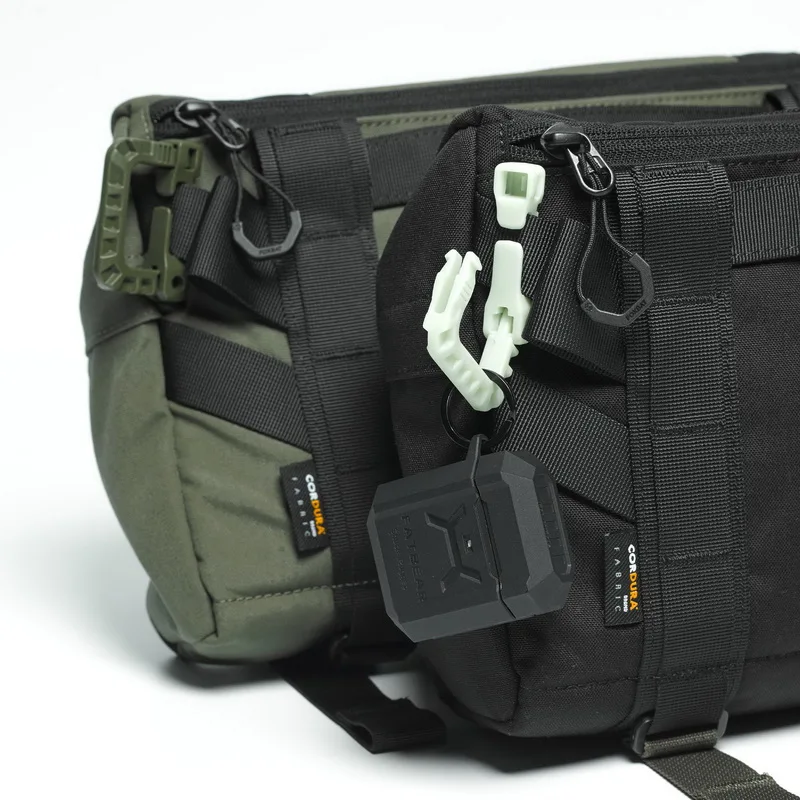 Accesorios de mochila táctica exterior WOOJIN MOLLE D hebilla función táctica hebilla importada luminosa - imagen 3