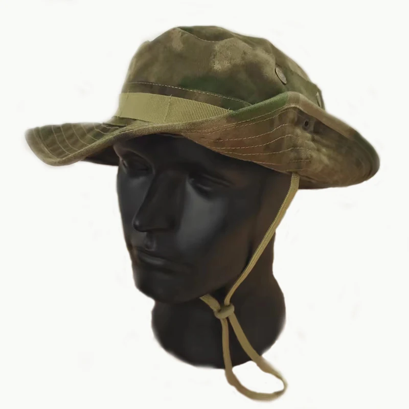 Visera redonda plegable para deportes al aire libre, gorra táctica de camuflaje para pesca y montañismo - imagen 4