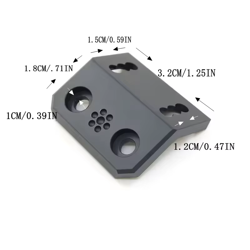 Montaje lateral MLOK metálico para linterna táctica M300/M600 - imagen 2