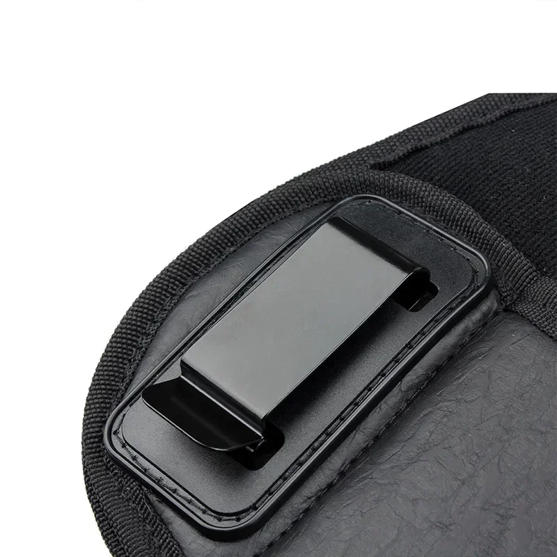 ERQYGRA-funda de cuero táctica Universal, bolsas de caza Molle, accesorios para sistema, riñonera, Clip de Metal oculto, IWB Glock G17 - imagen 5