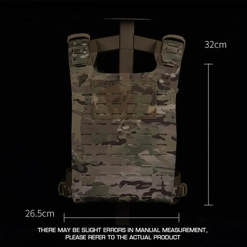 Chaleco táctico MOLLE ligero SF caza combate placa portador V2 cinturón de cintura ajustable Paintball Airsoft chaleco camuflaje al aire libre - imagen 4