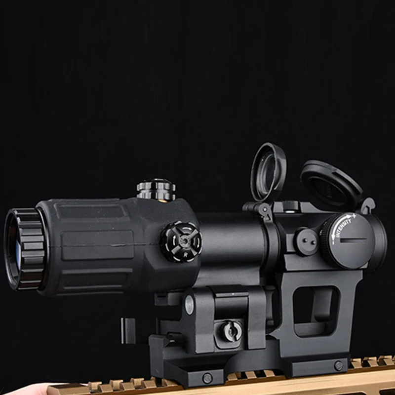 WADSN-Base de montaje de alcance de caza Airsoft, T-1 T-2 táctico, punto rojo, para DBAL-A2 NGAL, caja láser compatible con riel Picatinny de 20mm - imagen 2