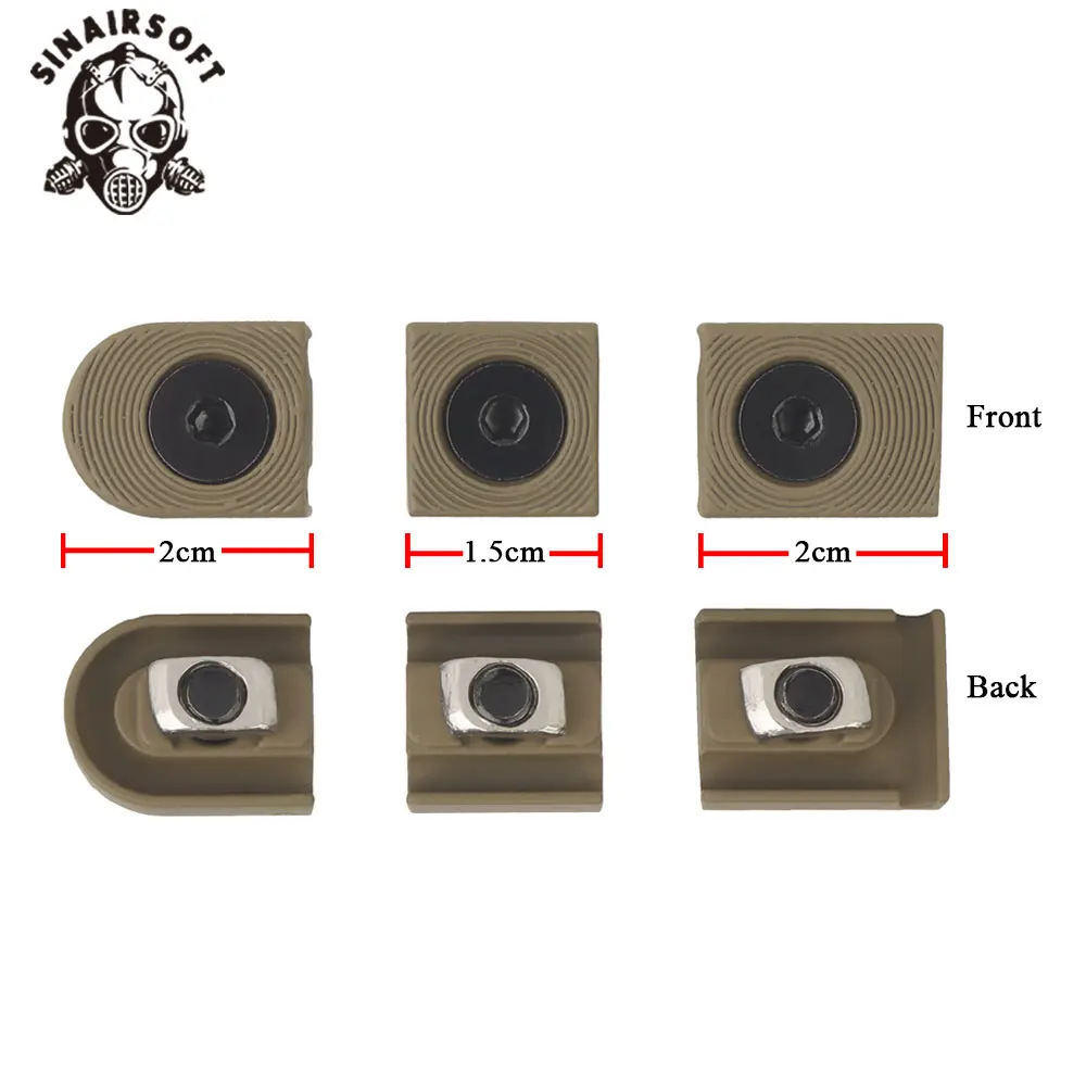 3 unids/set linterna luz láser Mlok sistema de guía de alambre abrazadera de Cable gestión de Clip accesorios fijos - imagen 2