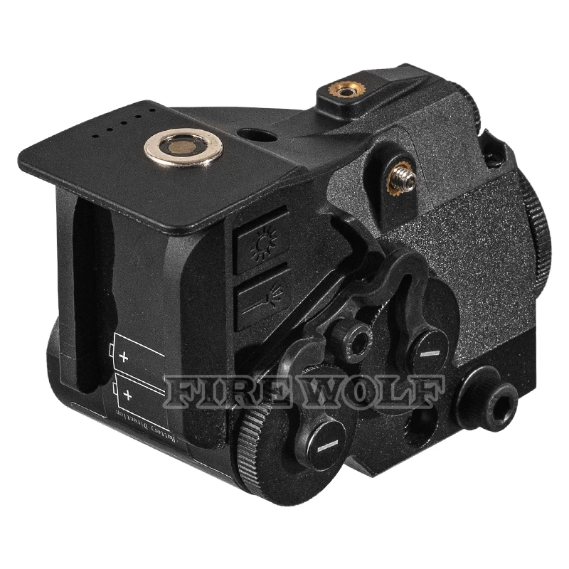 Linterna láser de pistola de 2025 y 1000 lúmenes, Combo de luz de pistola táctica con mira láser estroboscópica, recargable magnética para Taurus Glock - imagen 4