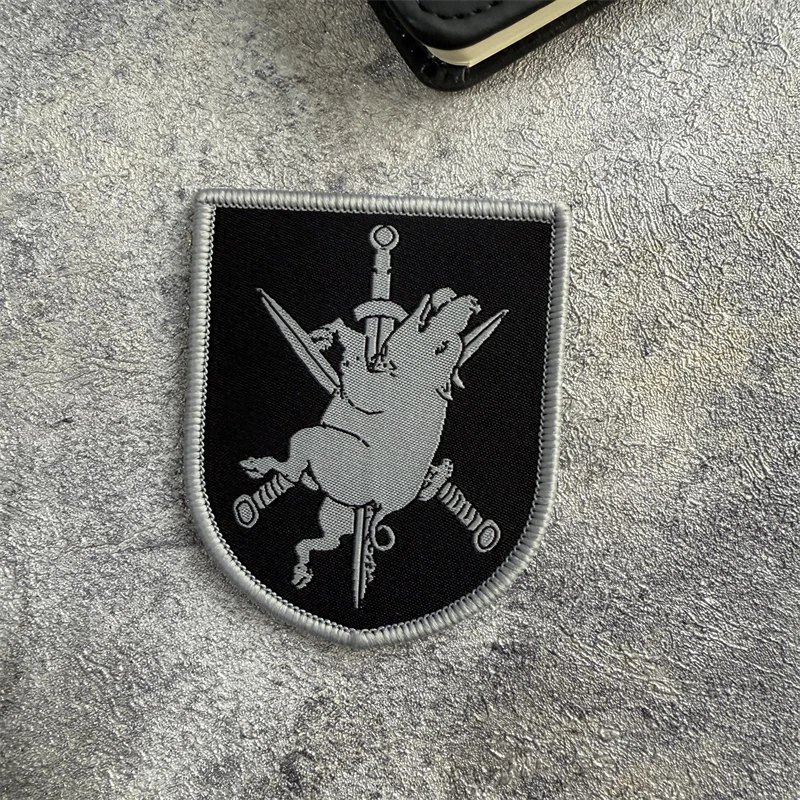 Parche de insignia de moral "Lieberschwein", brazalete militar táctico, gancho y bucle, accesorios para mochila, pegatinas decorativas - imagen 5