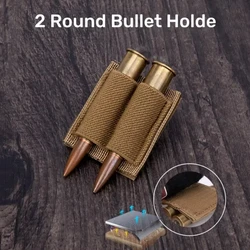 DIZETION Portacartuchos táctico adhesivo para arma con orificios