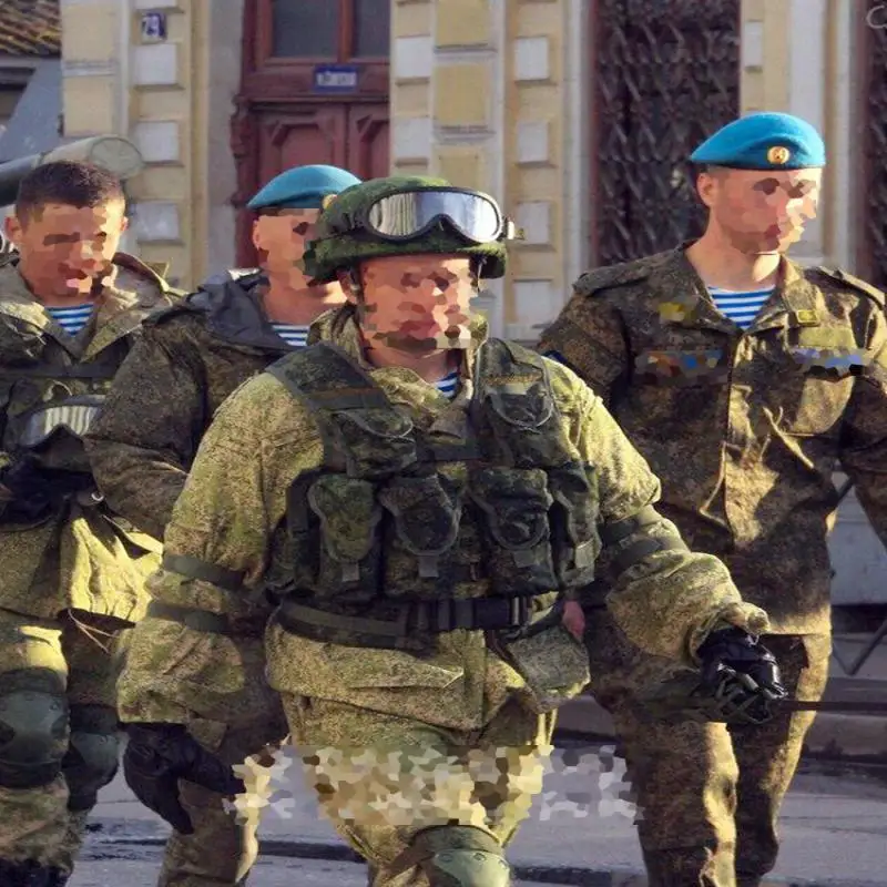 Ventilador militar ruso SSO Fuerzas Especiales 6B51, equipo de protección táctica emr, pequeño hombre verde, equipo de protección de rodilla y codo - imagen 3