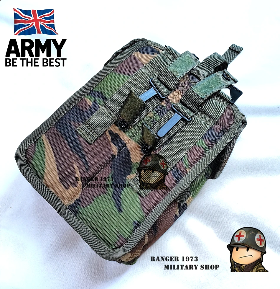 Bolso táctico doble varios, camuflaje DPM, riñonera táctica para exteriores, bolsa para revistas - imagen 2