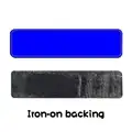 blue IRON-ON