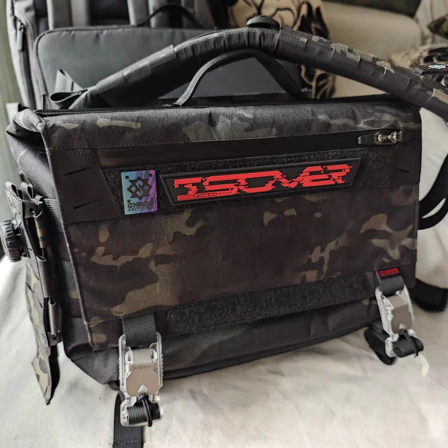 Chaos Gear BG-06 parche luminoso de PVC, bolsa de mensajero heterogénea, insignia exclusiva, ropa táctica funcional, decoración de mochila - imagen 2