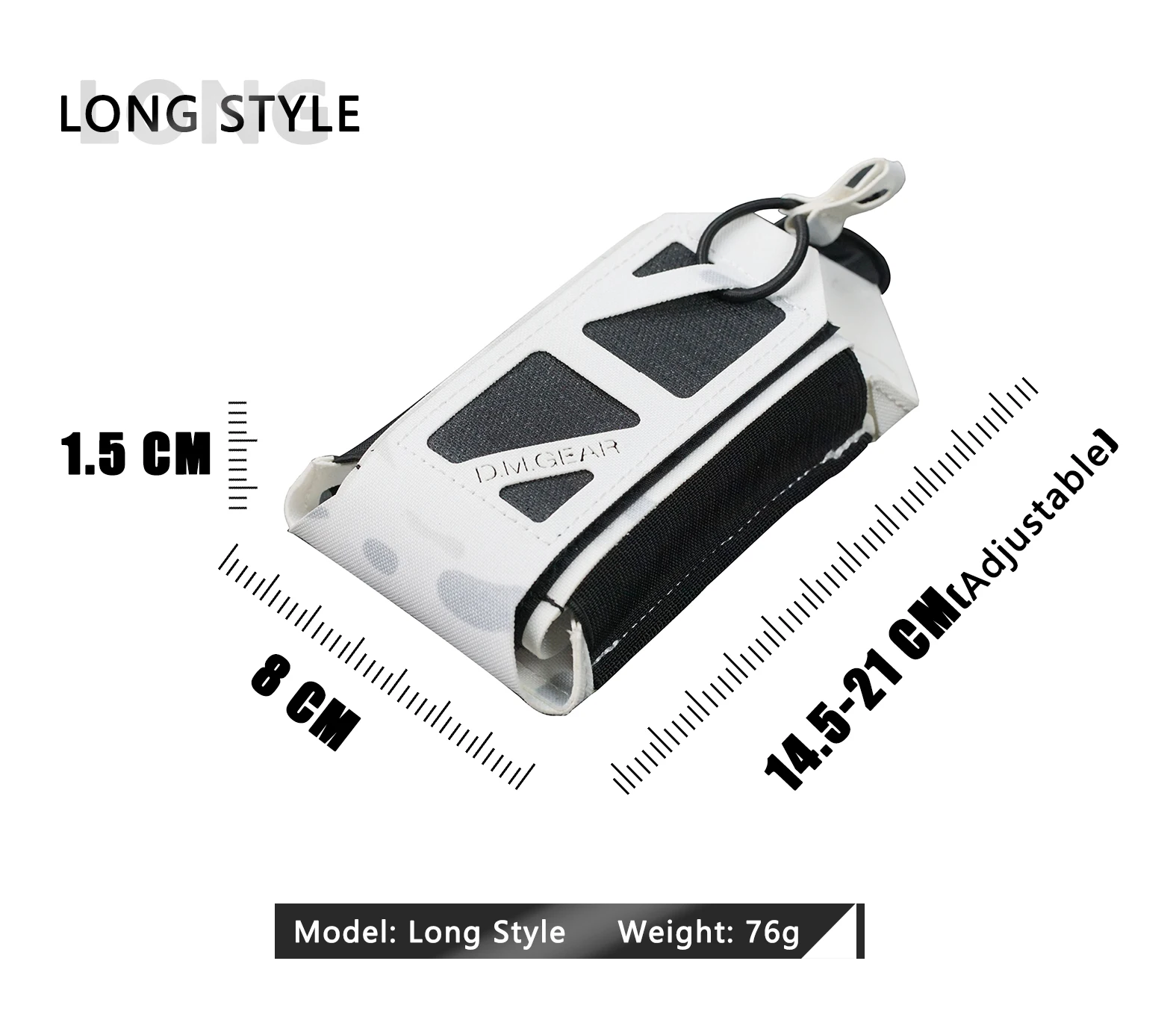 DMGear-bolsa Molle multiusos para walkie-talkie de hueso de acero, subbolsa multifuncional para hombres y mujeres, suministros para caza al aire libre - imagen 5