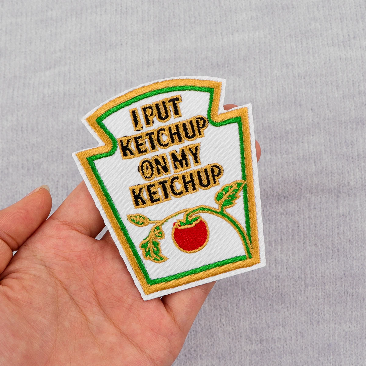 Parche bordado de letras humorísticas, parches termoadhesivos para planchar en la ropa, insignias de costura DIY, citas divertidas - imagen 2