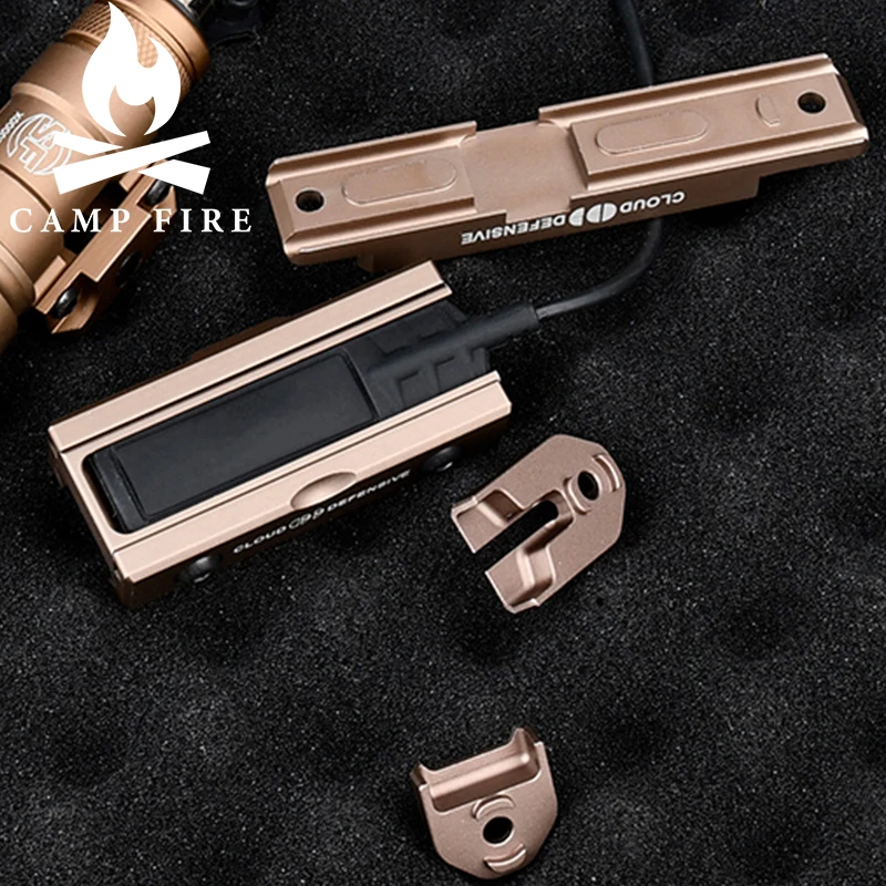 Panel táctico de bolsillo de riel Picatinny para Scout armamentism M600 M300 interruptor de linterna Solts airsoft Accesorios