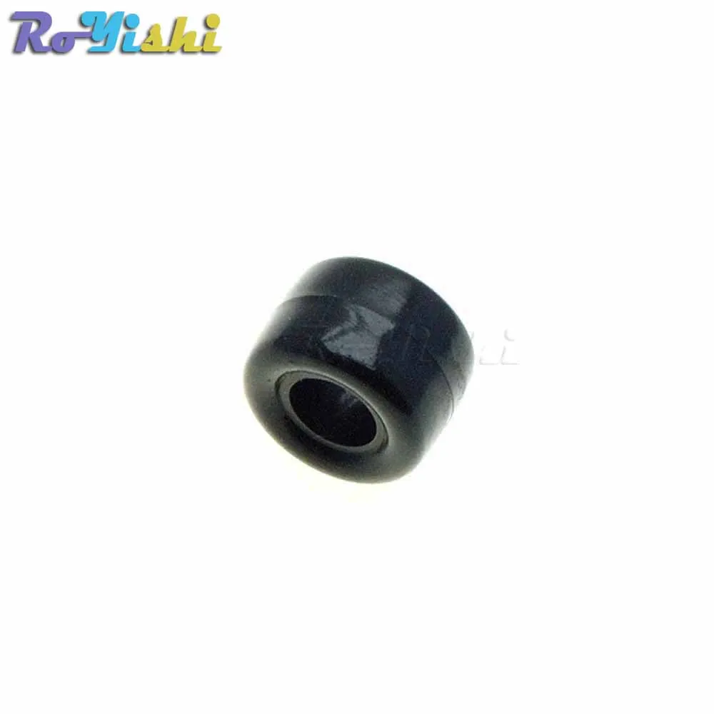 100 unids/pack cuentas redondas tapón de bloqueo de cable de plástico hebillas tamaño: 10mm * 6mm Clip de palanca - imagen 3