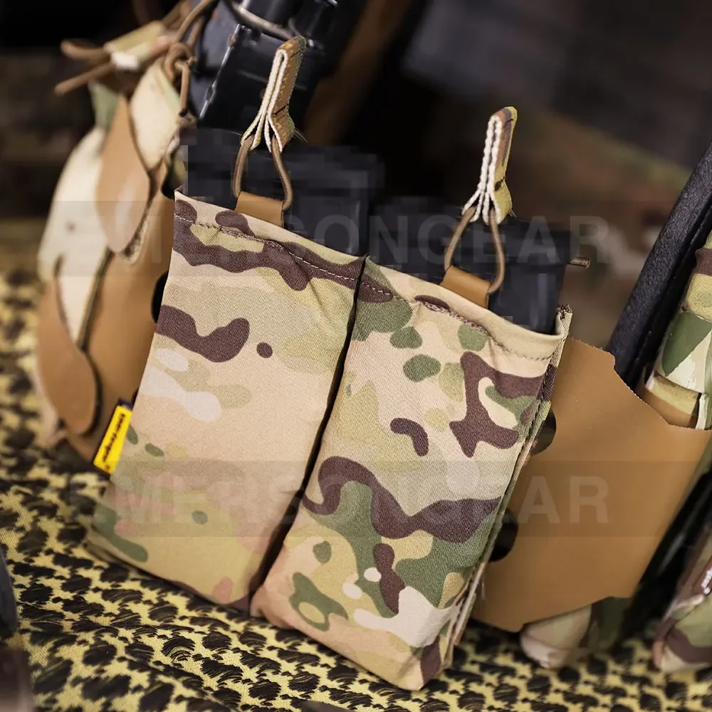 Emersongear 5,56 bolsa doble para cargador para chaleco SS bolsa Modular Molle Mag para 556 caza senderismo combate bolsa de nailon 11,11 ventas - imagen 4