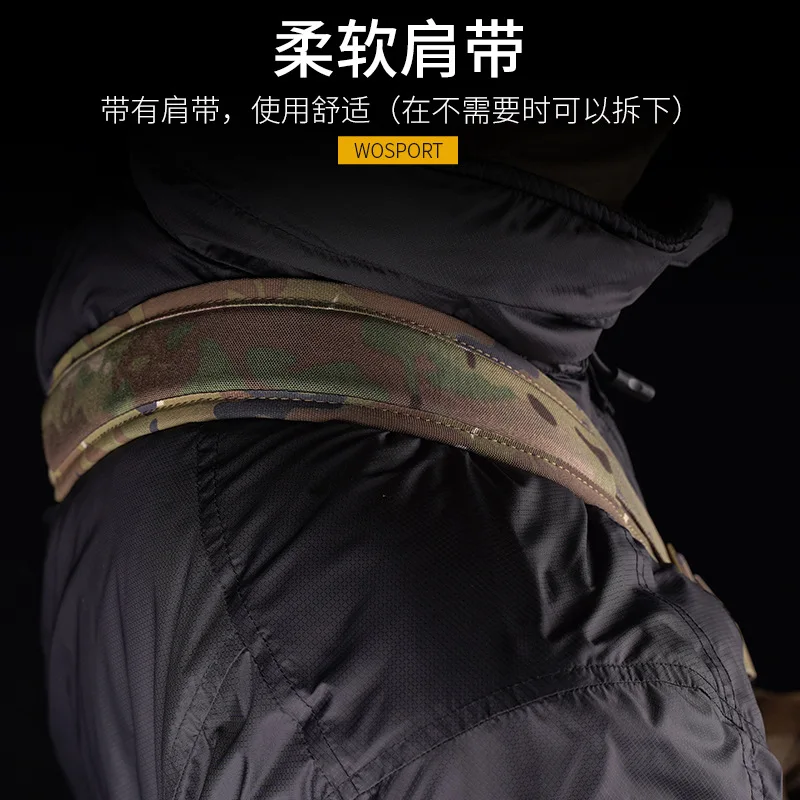 Cuerda de correa táctica para exteriores, ajuste rápido y extraíble, múltiples ajustes de hebilla fija - imagen 3