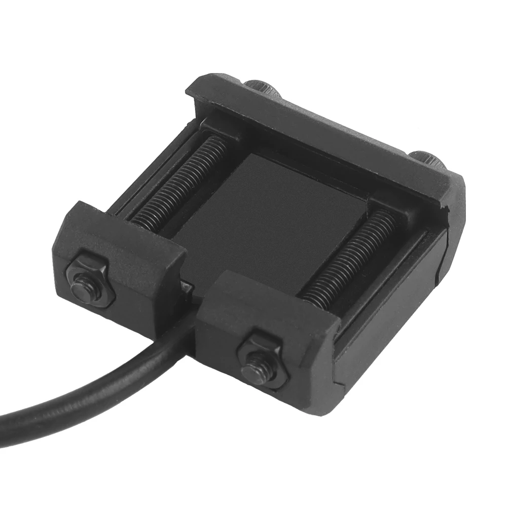 Interruptor de cable MOD táctico 2,5 interruptor de presión Dual de Control de una tecla para PEQ con conector adaptador de enchufe de 2,5 MM accesorios de caza - imagen 3