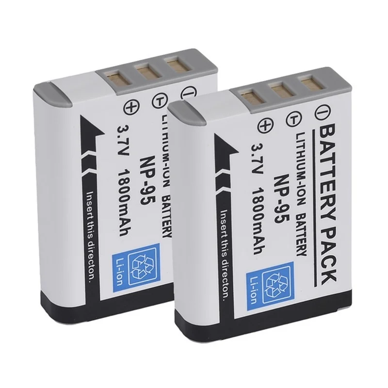NP-95 NP 95 NP95 3,7 v batería de iones de litio para Fujifilm NP-95 F30 F31 F30fd Real 3D W1 X100T X100S X100 X-S1 3DW1 X70 batería - imagen 2