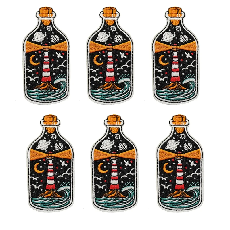 10 Uds. Parches bordados para acampar al aire libre para ropa DIY parche de montañas parches para planchar para ropa chaquetas mochila sombreros DIY - imagen 4