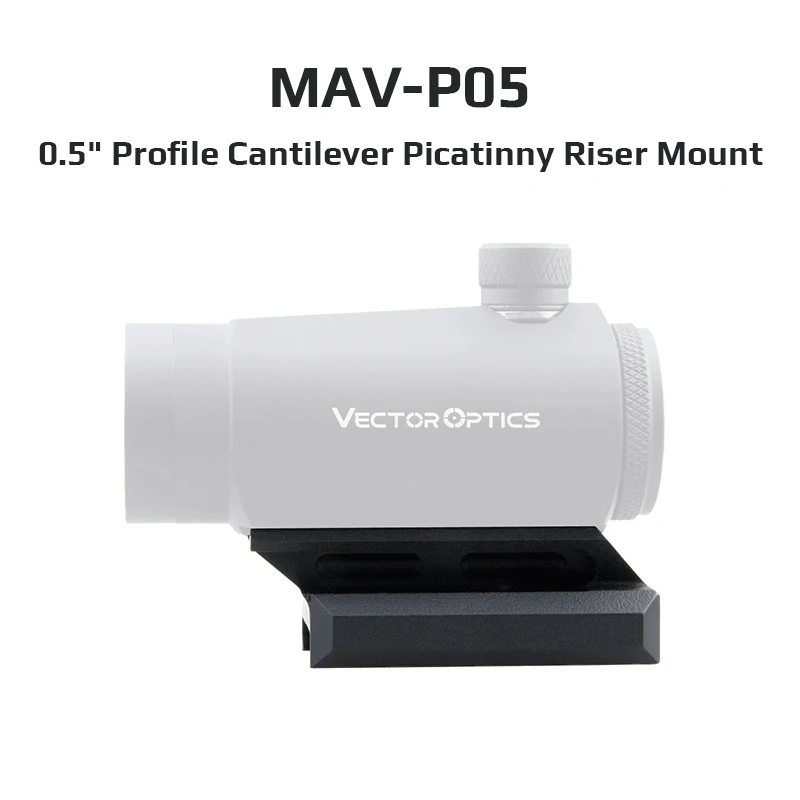 Vector Optics Maverick Montura elevadora visor punto rojo Picatinny - imagen 3