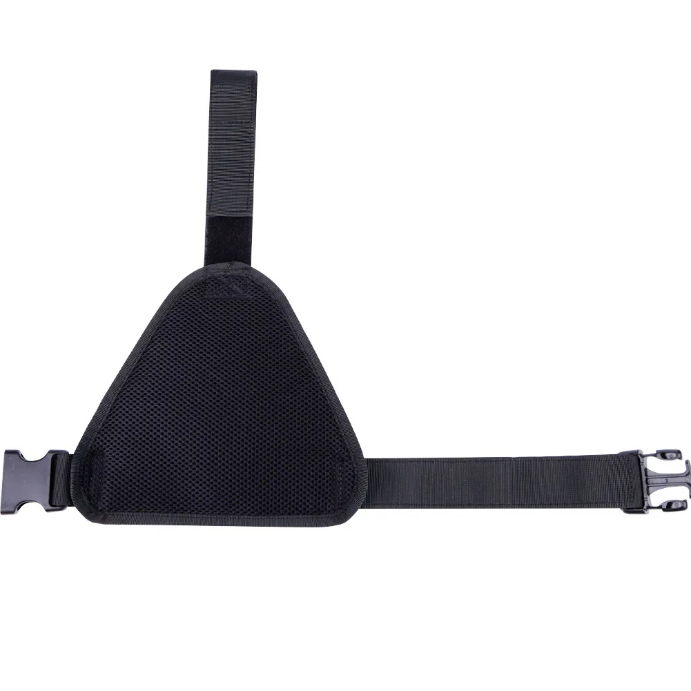 Plataforma táctica MOLLE de corte láser, Panel de plataforma de pierna caída, aparejo MOLLE de muslo con cinturón de gancho y bucle y correa de muslo con hebilla, accesorio de caza - imagen 5