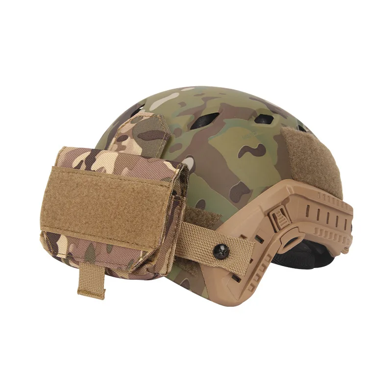 Bolsa táctica para casco, bolsa de equilibrio de contrapeso de peso 500D, paquete de batería para accesorio rápido para casco Airsoft PJ BJ MH - imagen 5