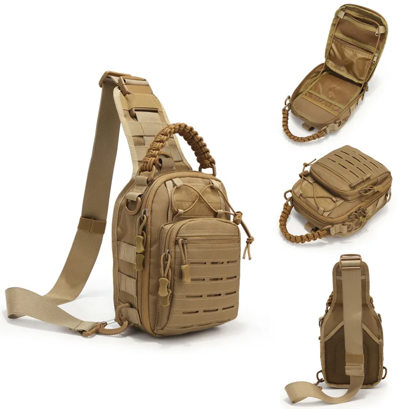 Mochila táctica de senderismo para hombre, bolso de hombro militar para deportes al aire libre, ejército, Camping, pesca, caza, Trekking - imagen 2