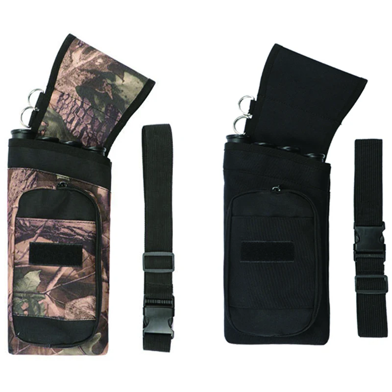 Soporte de flecha inversa de cuatro tubos para tiro con arco, carnada de cadera lateral con cinturón ajustable, bolsa de almacenamiento para caza, recurvo al aire libre - imagen 3