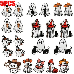 Parche bordado fantasma Halloween termoadhesivo para planchar o coser