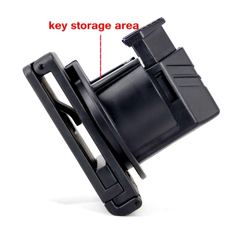 Funda de esposas de policía, cubierta de grilletes de liberación rápida, Clip de lazo de cinturón, funda para cinturón de 5,5 cm, equipo de caza - imagen 5