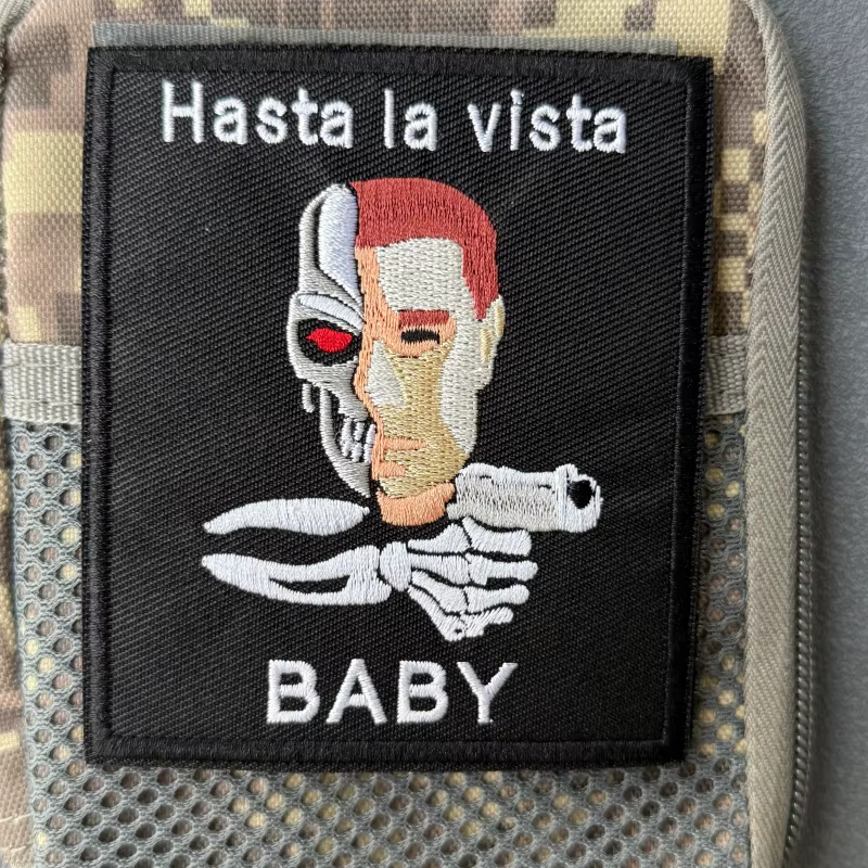 Parche táctico bordado Velcro gancho y bucle para mochila, ropa - imagen 3