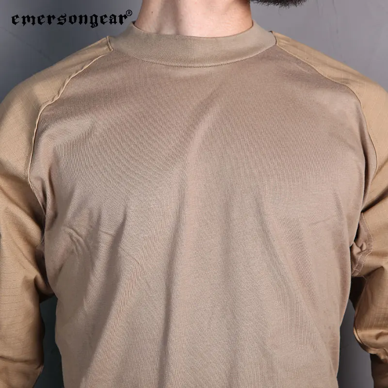 Emersongear, camisetas de combate táctico, camisetas de entrenamiento para hombres, camisetas de manga larga, deportes, caza, senderismo al aire libre, ciclismo CB Nylon EM8516 - imagen 4