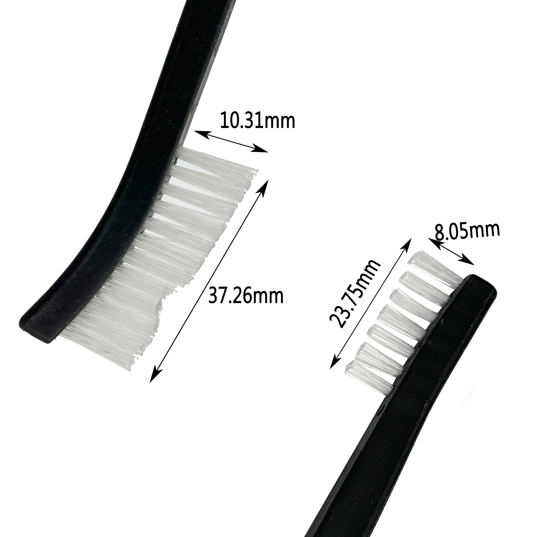 Juego de cepillos de limpieza de pistola de nailon, Kit de suministros de limpieza de doble punta de pistola, cepillo de cerdas de nailon de 7 pulgadas, 10 piezas - imagen 3