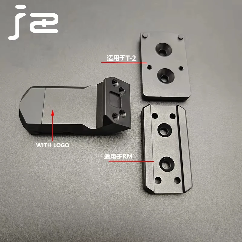 Soporte óptico compensado táctico de 45 grados, mira de punto rojo, Base elevadora rápida para accesorios de caza RM SRO Airsoft - imagen 5