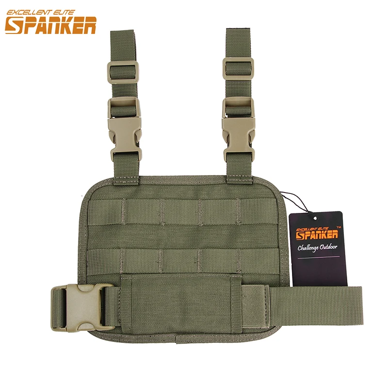 Plataforma táctica para pierna, funda Universal Molle para muslo, bolsas para pierna, Panel de Paintball para caza, accesorios de caza