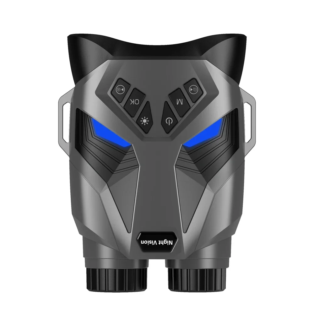 Binoculares de visión nocturna portátiles DT79, vídeo 4K QHD, pantalla de 3 pulgadas, 7 niveles, LED IR de 3W/850nm, Zoom Digital 8x para caza y Camping