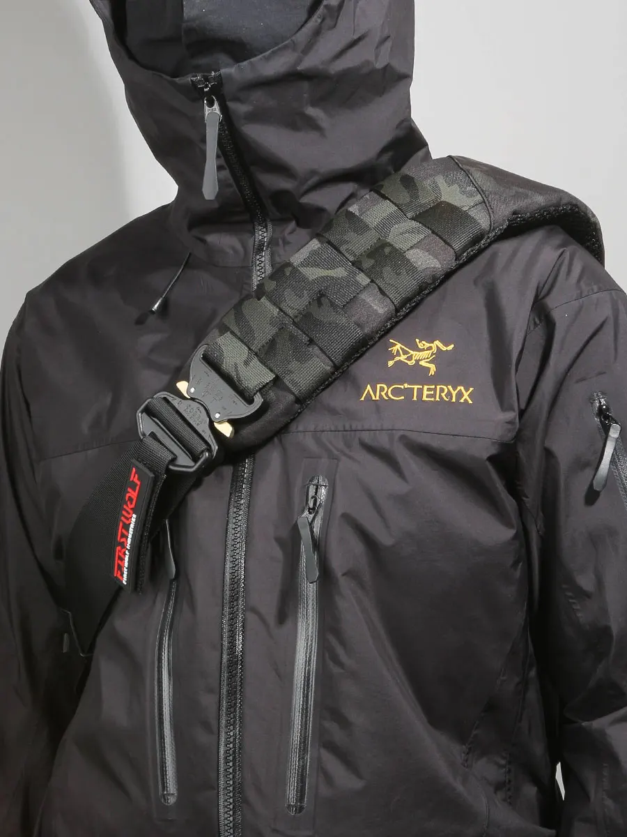 Hombreras tácticas funcionales para exteriores, almohadillas MOLLE de transporte de tres puntos, hebilla de Metal austriaco de liberación rápida - imagen 3