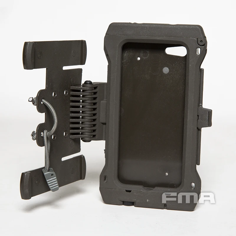FMA soporte de módulo de montaje plegable para teléfono MOLLE integrado, chaleco táctico, funda de teléfono de montaje en pecho, bolsa móvil para 6/6S/7 TB1244