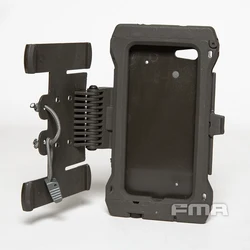 FMA soporte de módulo de montaje plegable para teléfono MOLLE integrado, chaleco táctico, funda de teléfono de montaje en pecho, bolsa móvil para 6/6S/7 TB1244