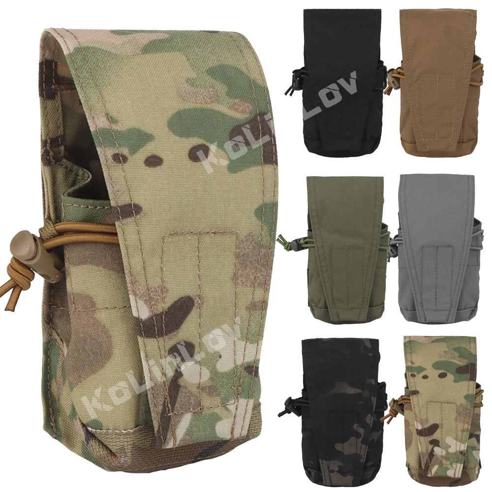 Chaleco militar táctico M4 5,56 multifunción, bolsa de Radio MOLLE para caza, Airsoft, Paintball, Glock, funda de pistola, bolsa de herramientas