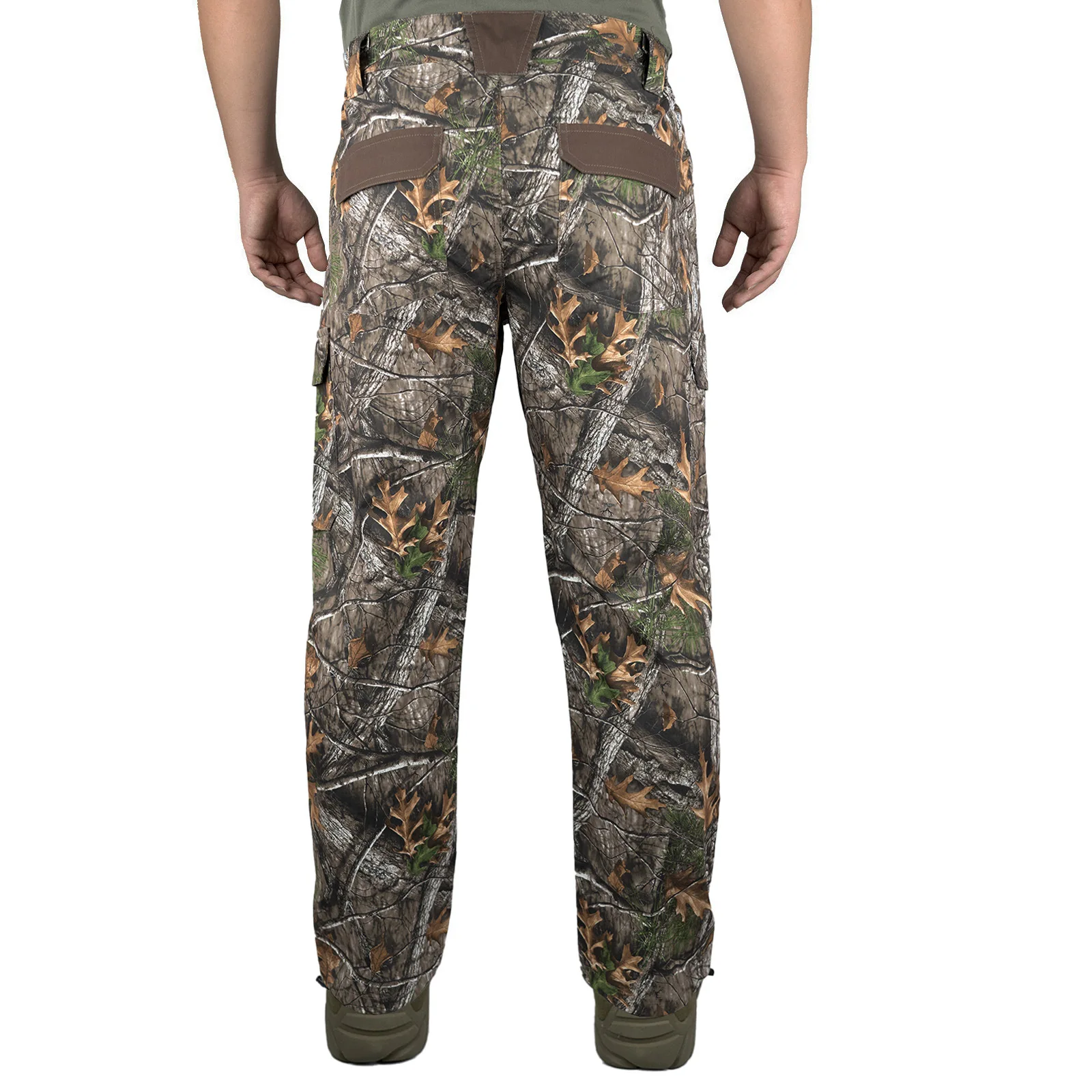 Deportes al aire libre camuflaje biónico caza pesca Ful pantalones multibolsillos transpirables senderismo escalada pantalones Cargo para hombres - imagen 4