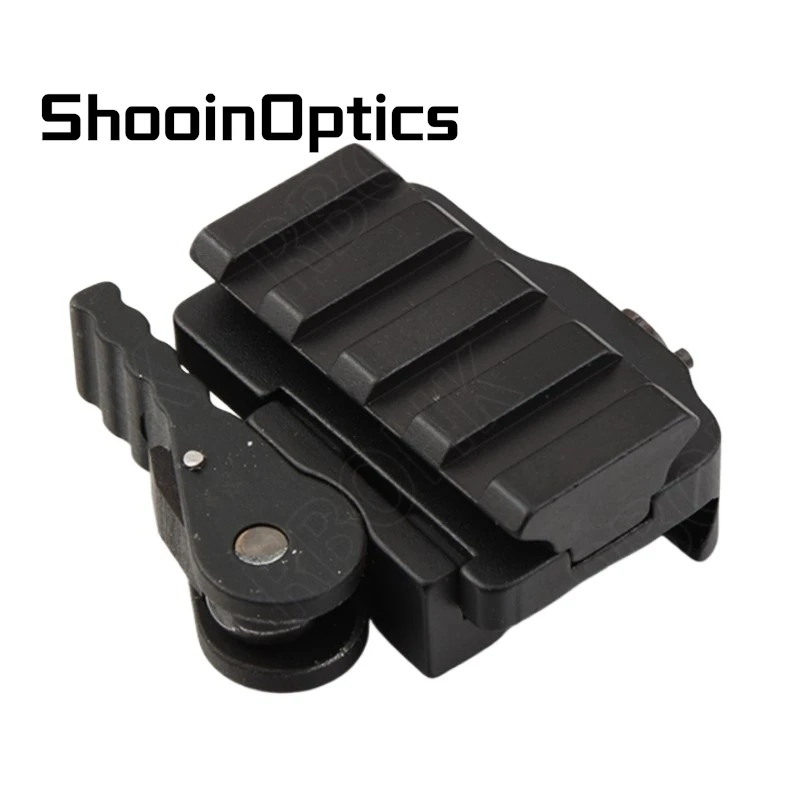 Base de aluminio del riel Picatinny del soporte del elevador QD para el uso táctico de la vista del punto rojo y de la linterna - imagen 2