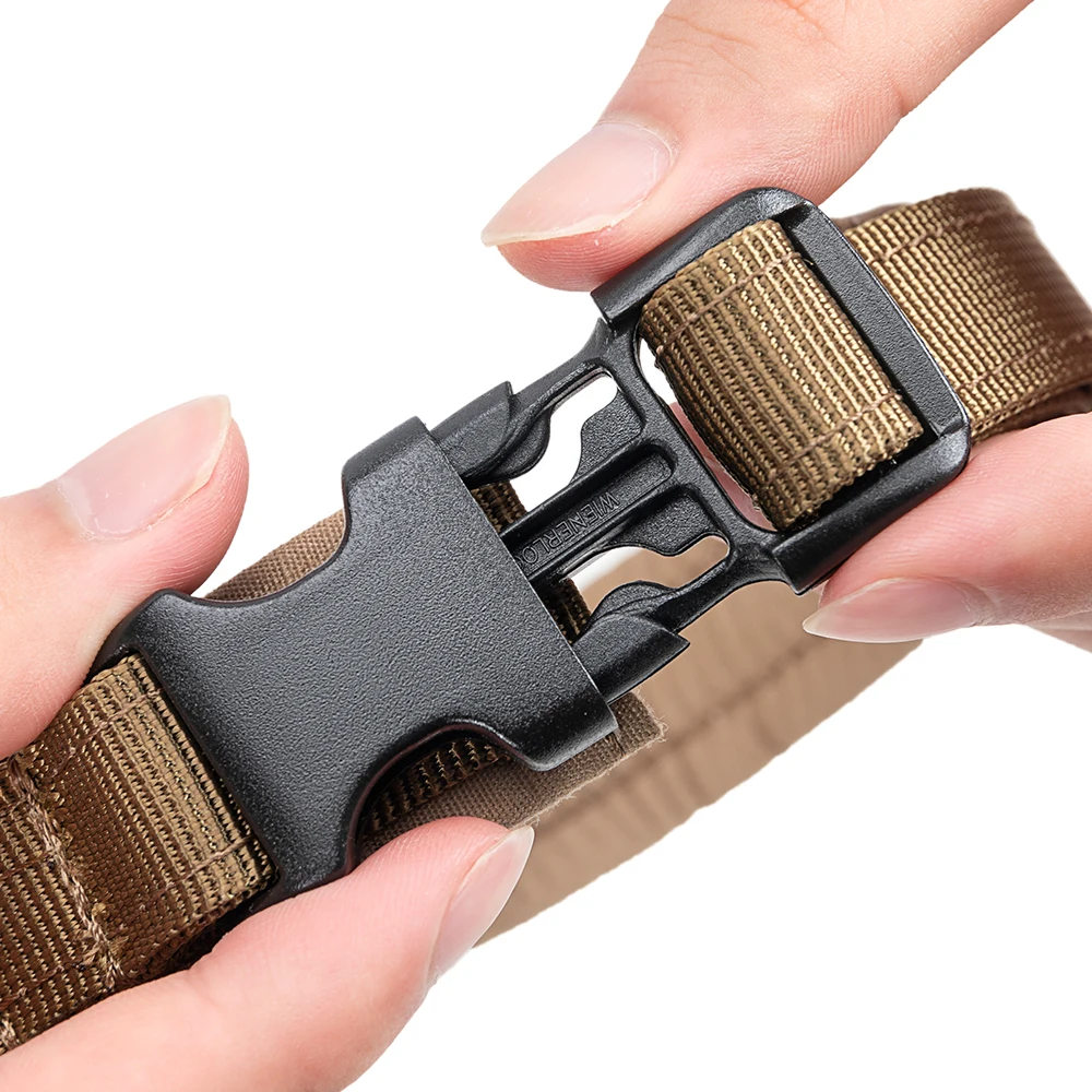 Collar táctico para perro, Collar ajustable de nailon suave para entrenamiento al aire libre, mediano y grande, Pastor Alemán - imagen 5