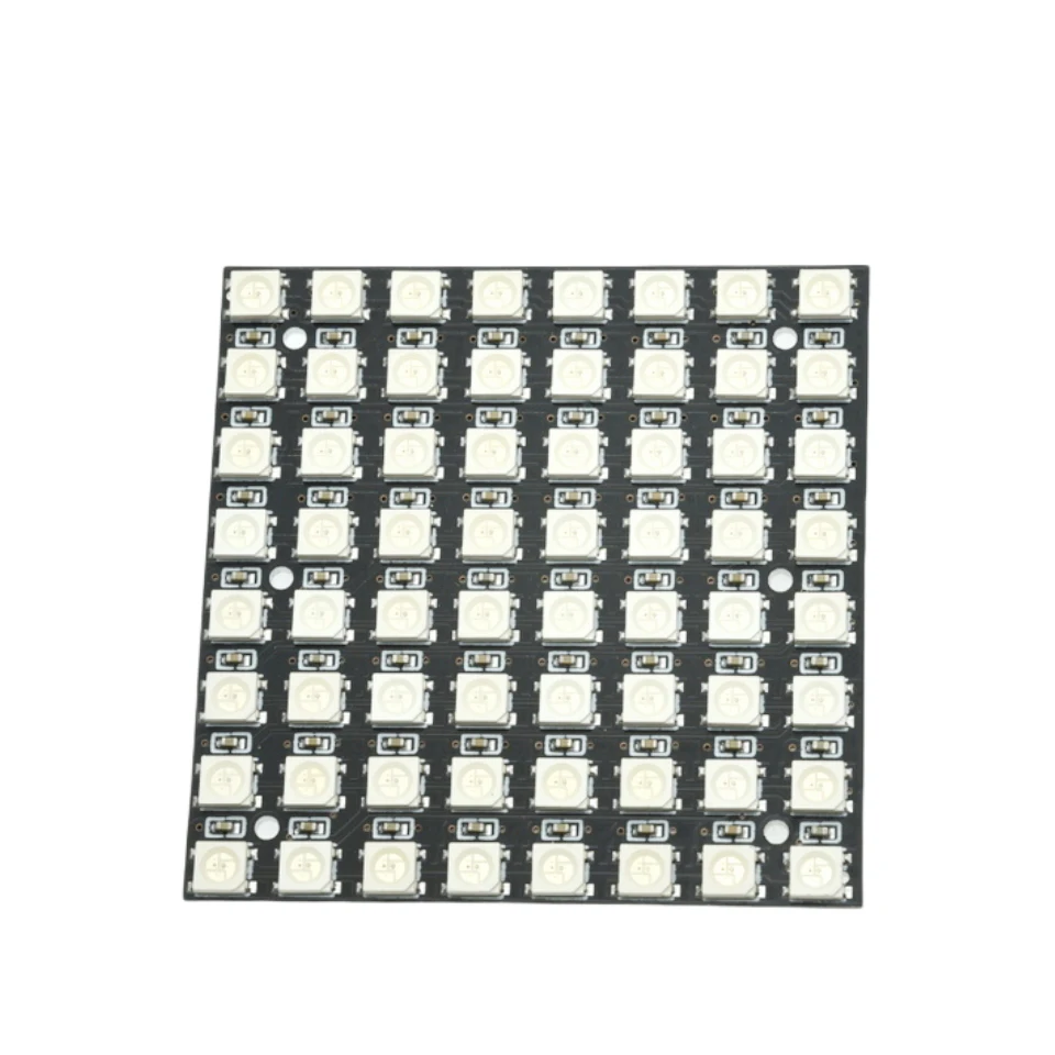 WS2812 LED 5050 RGB 8x8 Módulo de matriz LED de 64 bits